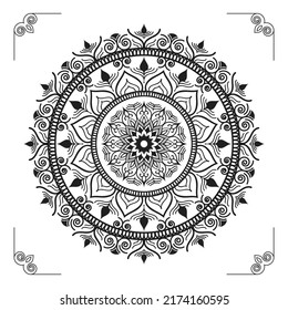 Creative, Modern, Abstract and Professional Luxury Ornamental Mandala Background Design or Pattern Design Vector