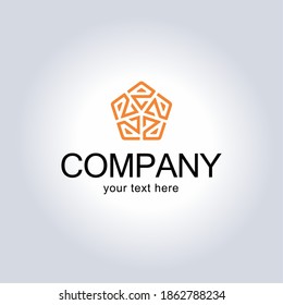Creative modern Abstract trendy stylish vector and logo design template for business. symbols and icon isolated. Point logo, web abstract, direction, geometric triangles unique icon logo.