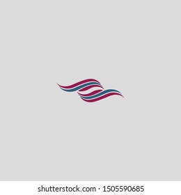 Creative Modern Abstract  water / wave Logo Icon for business and company identity.