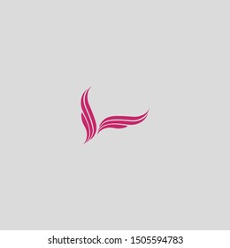 Creative Modern Abstract wing Logo Icon for business and company identity.