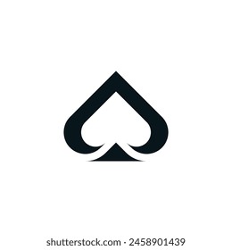 Creative modern ace logo design. Premium Vector