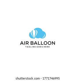 Creative Modern Air Balloon Logo Design