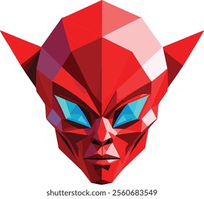 A creative and modern alien face logo vector illustration, perfect for futuristic branding, sci-fi designs, technology projects, and space-themed concepts. This sleek and abstract design is ideal for 