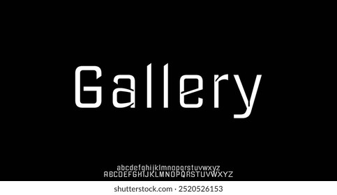 Kreative moderne Alphabet Anzeige Schriftart Vektor. Einzigartiger, trendiger Typografie-Stil