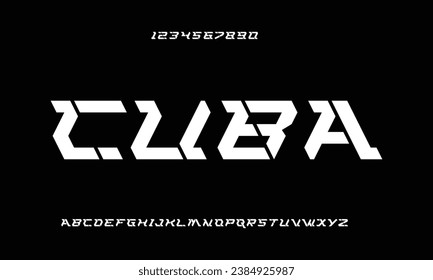 Creative modern alphabet fonts typography abstract decorative sport game technology fashion digital future creative logo design 