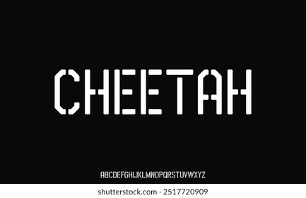 creative modern alphabet. Typography with modern regular and number. minimalist style fonts set. vector illustration