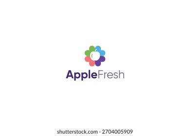 Creative and modern Apple Fresh logo