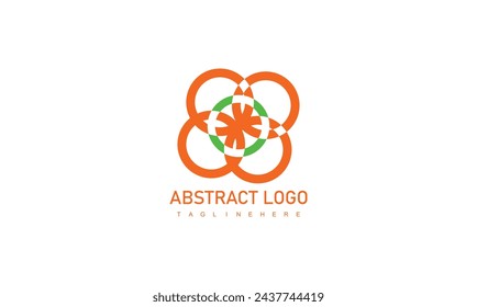 Creative modern aststract circle logo design