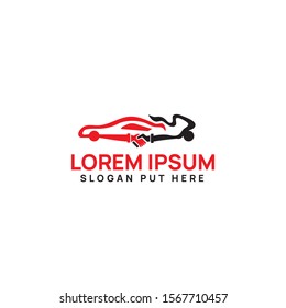 Creative and modern auto mobile services logo design template vector eps for use business purpose