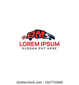 Creative and modern auto mobile services logo design template vector eps for use business purpose
