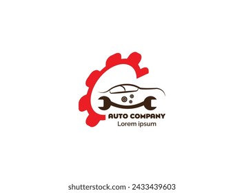 Creative modern Auto repair service logo, badge, emblem, template. Perfect logo for the automotive and repair industry.
