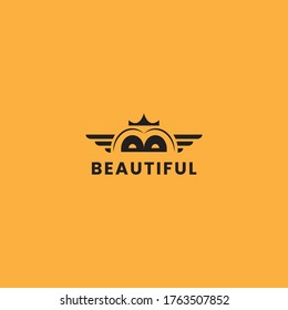 Logo De Letra B Moderna Creativa. 