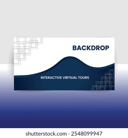 Creative and Modern Backdrop Banner Design