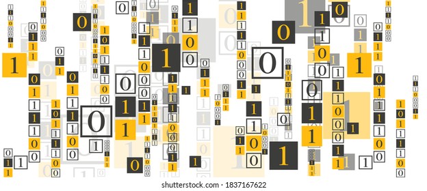 Creative and modern background with numbers.