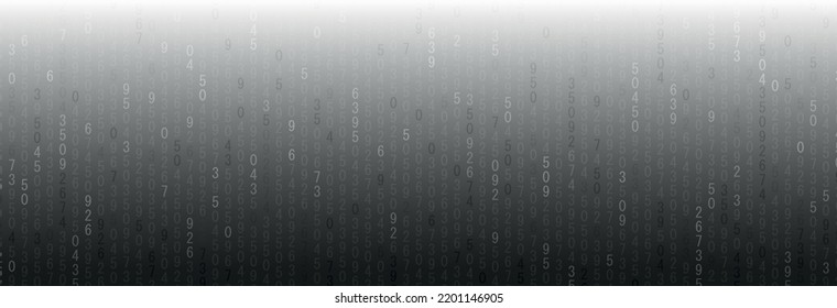 Creative and modern background with numbers.