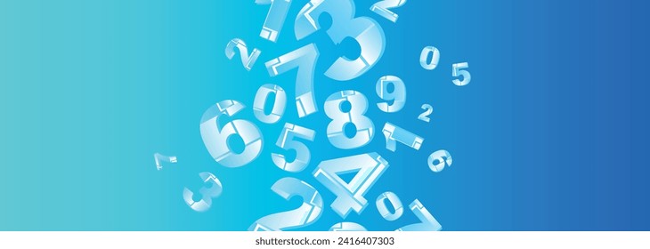 Creative and modern background with numbers.