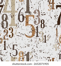 Creative and modern background with numbers.