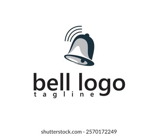 creative modern bell, logo design template