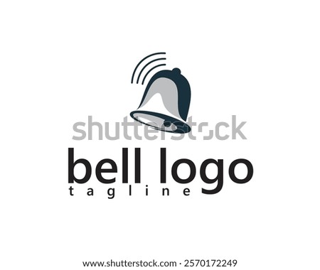 creative modern bell, logo design template