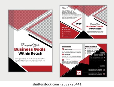 Creative And Modern Bi-Fold Brochure Design