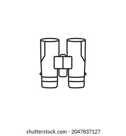 Creative modern Binoculars icon vector
