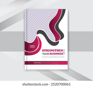 Creative modern book cover design for product presentation