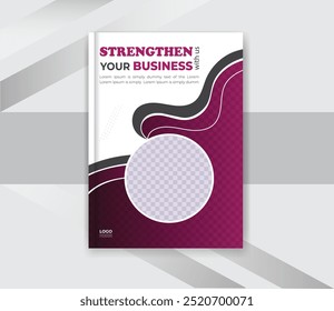 Creative modern book cover design for product presentation