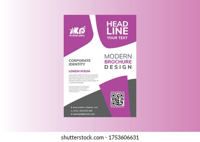 Creative Modern Brochure Vector designs free, print ready file.