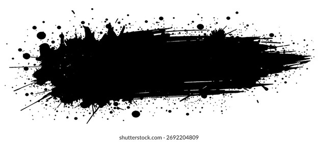 Diseño de fondo de Anuncio de pincelada moderno creativo