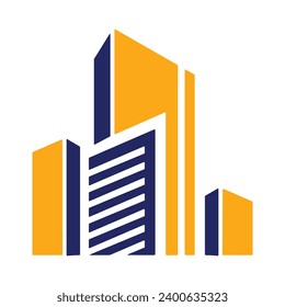 Diseño creativo moderno del logotipo inmobiliario con plantilla vectorial de tarjeta de visita. Los logotipos pueden utilizarse para iconos, marca, identidad, inspiración