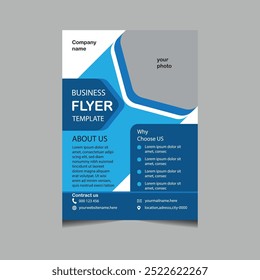 Creative modern buiness flyer design template