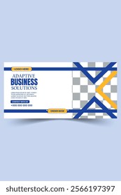 creative modern business billboard design