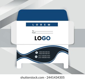 creative modern business branding envelope design template