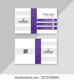 Creative and modern business card. corporate business card design template. Personal business card with company. Vector Business cards eps 10