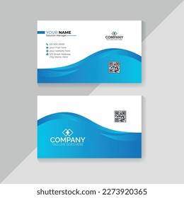 Creative and modern business card. corporate business card design template. Personal business card with company. Vector Business cards eps 10