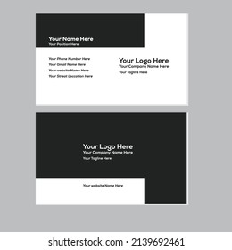 Servicio de diseño creativo y moderno de tarjetas de visita.