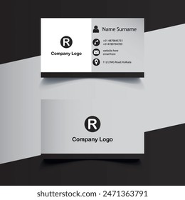 Creative and modern business card design. Corporate and professional business card template design, Business card design template.	
