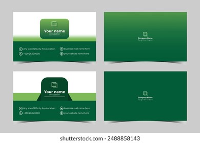 
creative modern business card design for your business.name card design,3D and abstract background.