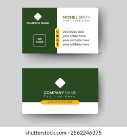 Creative modern business card design for brand identity