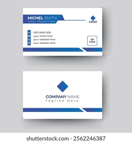 Creative modern business card design for brand identity