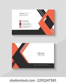 Creative and modern business card, Professional visiting name card design template