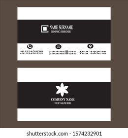 Creative modern business card template
