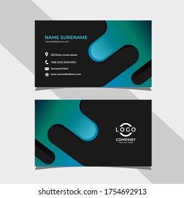 Creative and modern business card template vector