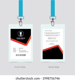 Plantilla de diseño de vectores para tarjetas de visita moderna y creativa. para uso profesional y personal. Diseño de ilustración vectorial.