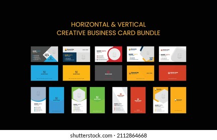 Creative Modern Business Card template. You can use any kind of business