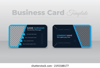 Diseño creativo y moderno de plantillas de tarjetas de visita.