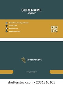 Creative and modern business card template design