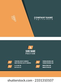 Creative and modern business card template design