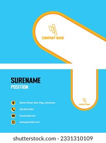 Creative and modern business card template design
