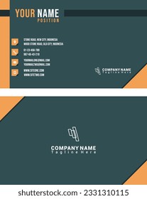 Creative and modern business card template design